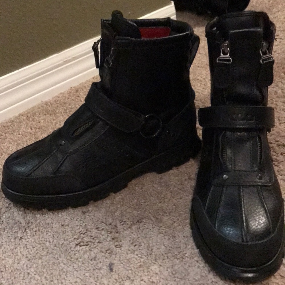 Vintage Polo Ralph Lauren double zip boots - Picture 1 of 1